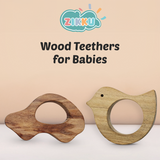 Natural Wooden Baby Teether