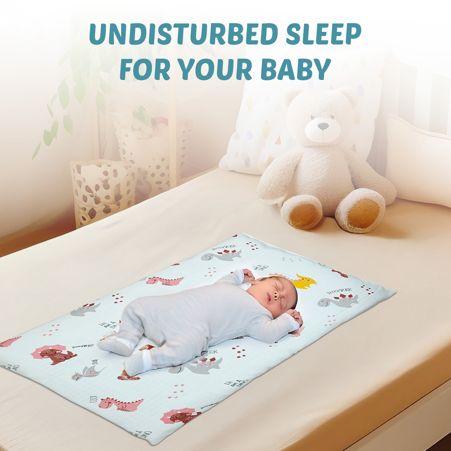 Zikku Muslin Baby Gaadi Combo Pack of 2 ( Cute Print )