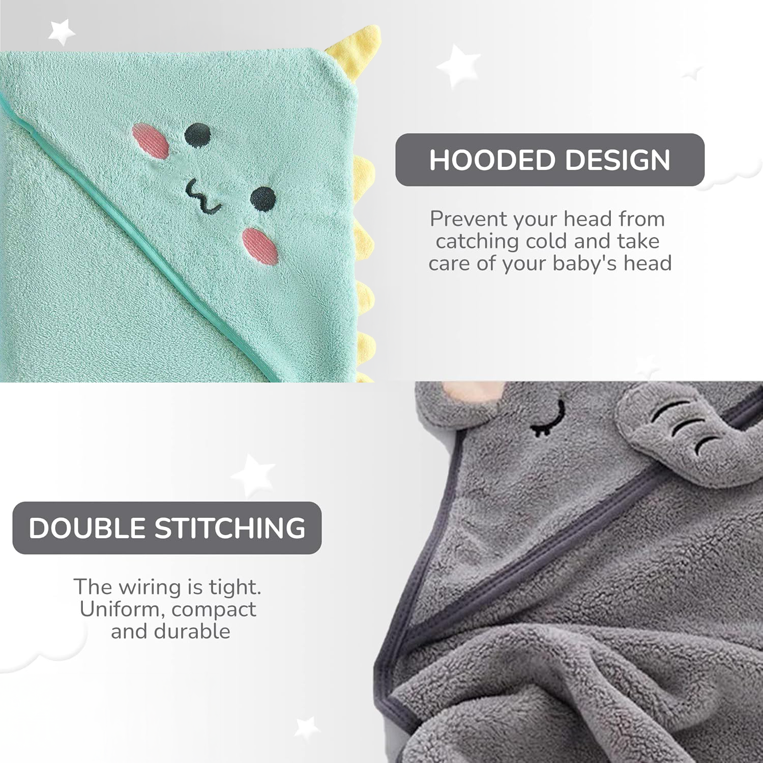 Zikku Ultra Soft & Highly Absorbent Towel for Infants & Toddlers