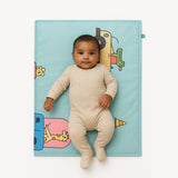 Zikku Diaper Changing & Massage Bed Protector Set of 3 (City Print)