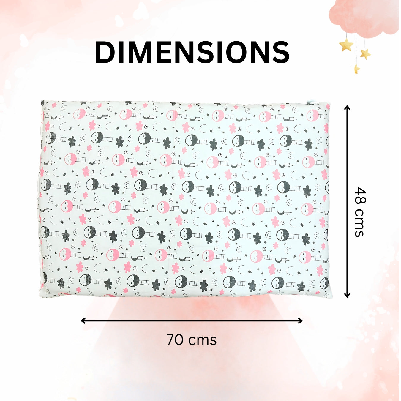 Zikku Muslin Baby Gaadi Combo Pack of 2 ( Cute Print )