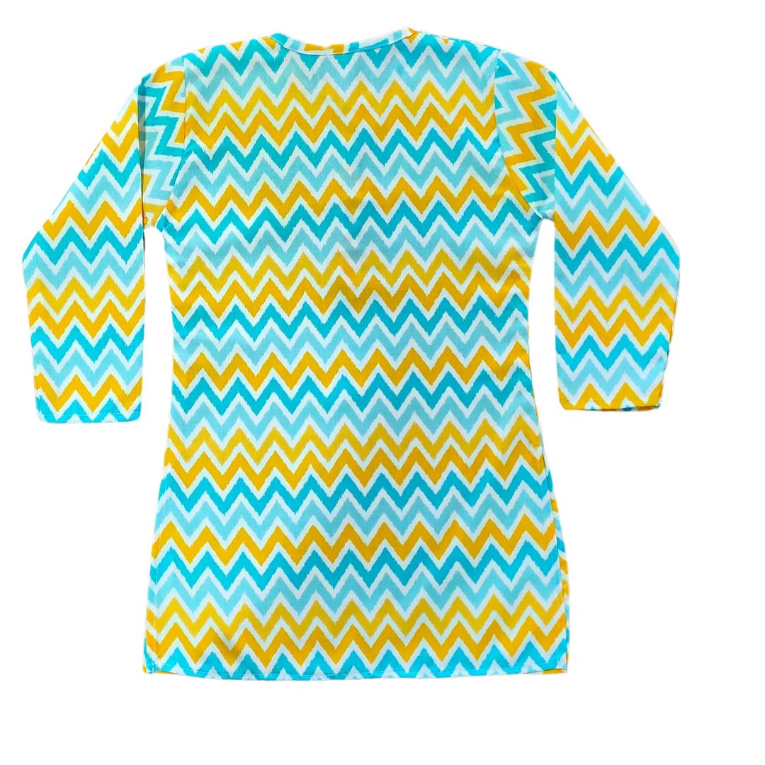 Spring Zig-zag Kurta Set (Unisex)
