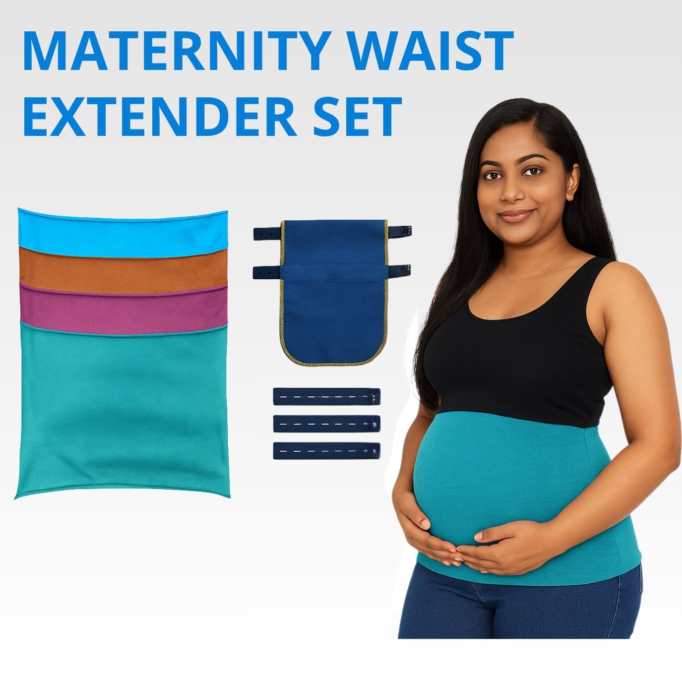 Maternity Belly Waistband Belt Extender for Pregnant Women