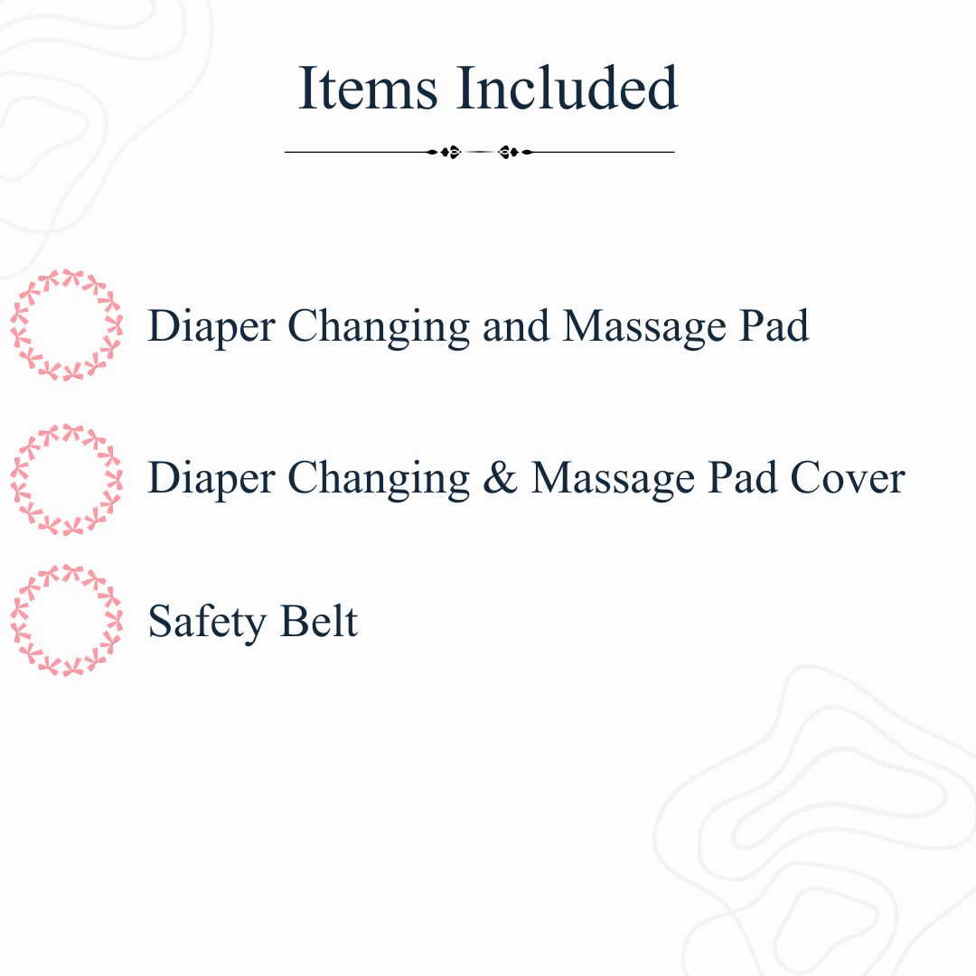 Diaper Changing and Massage Bed/Pad with Cover (Teddy Pad – Deer Cover)