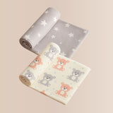 Printed Baby Dry Sheet | Waterproof & Reusable Mattress Protector | Soft & Absorbent | Pack of 2