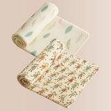Printed Baby Dry Sheet | Waterproof & Reusable Mattress Protector | Soft & Absorbent | Pack of 2