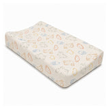 Baby Diaper Changing and Massage Pad with Safety Belt (Carrot Print)