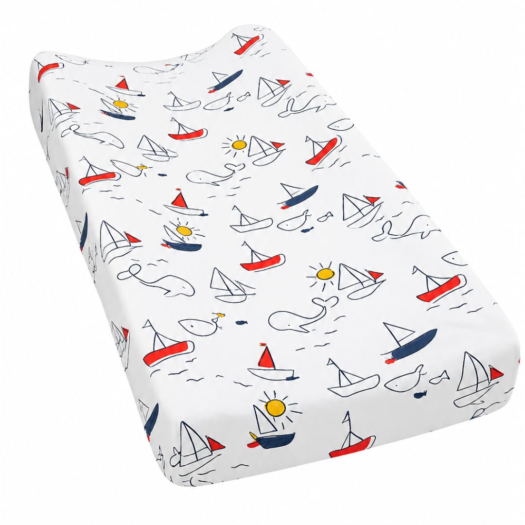 Baby Diaper Changing and Massage Pad with Safety Belt (Boat)