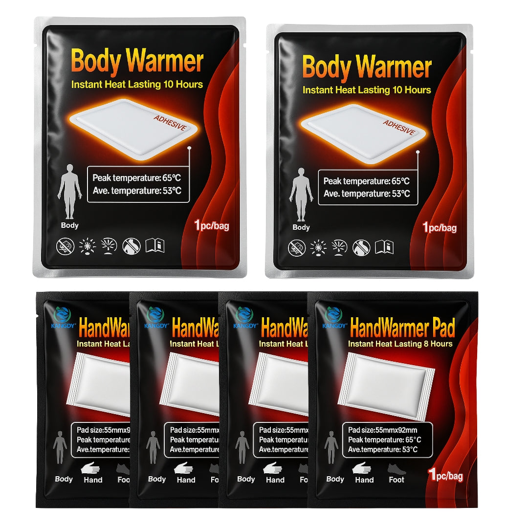 Self Heating Hand & Body Warmer Patch Combo for Winter Warmth