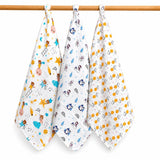 Baby Muslin Swaddle Wraps – 100% Cotton, Ultra-Soft, Breathable, Multipurpose Baby Blankets – 115x95 cm