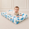 Baby Diaper Changing and Massage Pad with Safety Belt (MultiDino)
