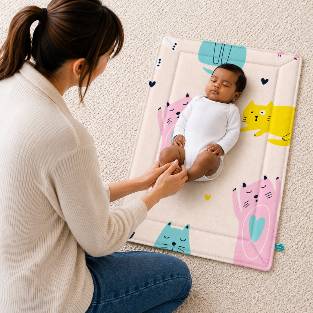 Waterproof Baby Changing Mat - Diaper Changing Sheets 60x45 cm