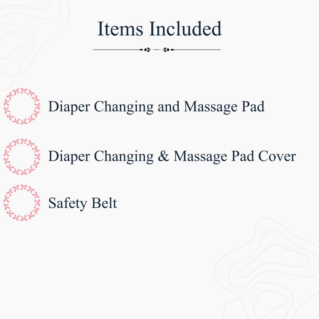 Diaper Changing and Massage Bed/Pad with Cover (Teddy Pad + Dinosaur Cover)
