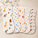 Cotton Muslin Baby Burp Cloth – Ultra Soft & Breathable Baby Burp Cloth for Newborn Boys & Girls (0–12 Months) | 100% Cotton Muslin Soft Baby Cloth for Feeding, Cleaning & Daily Baby Care