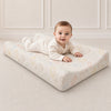 Baby Diaper Changing and Massage Pad with Safety Belt (Carrot Print)