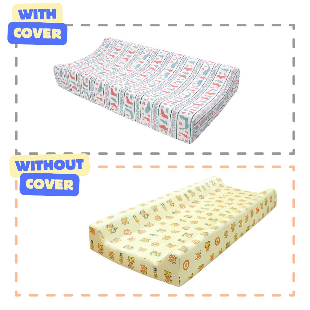 Diaper Changing and Massage Bed/Pad with Cover (Teddy Pad – Iceland Cover)
