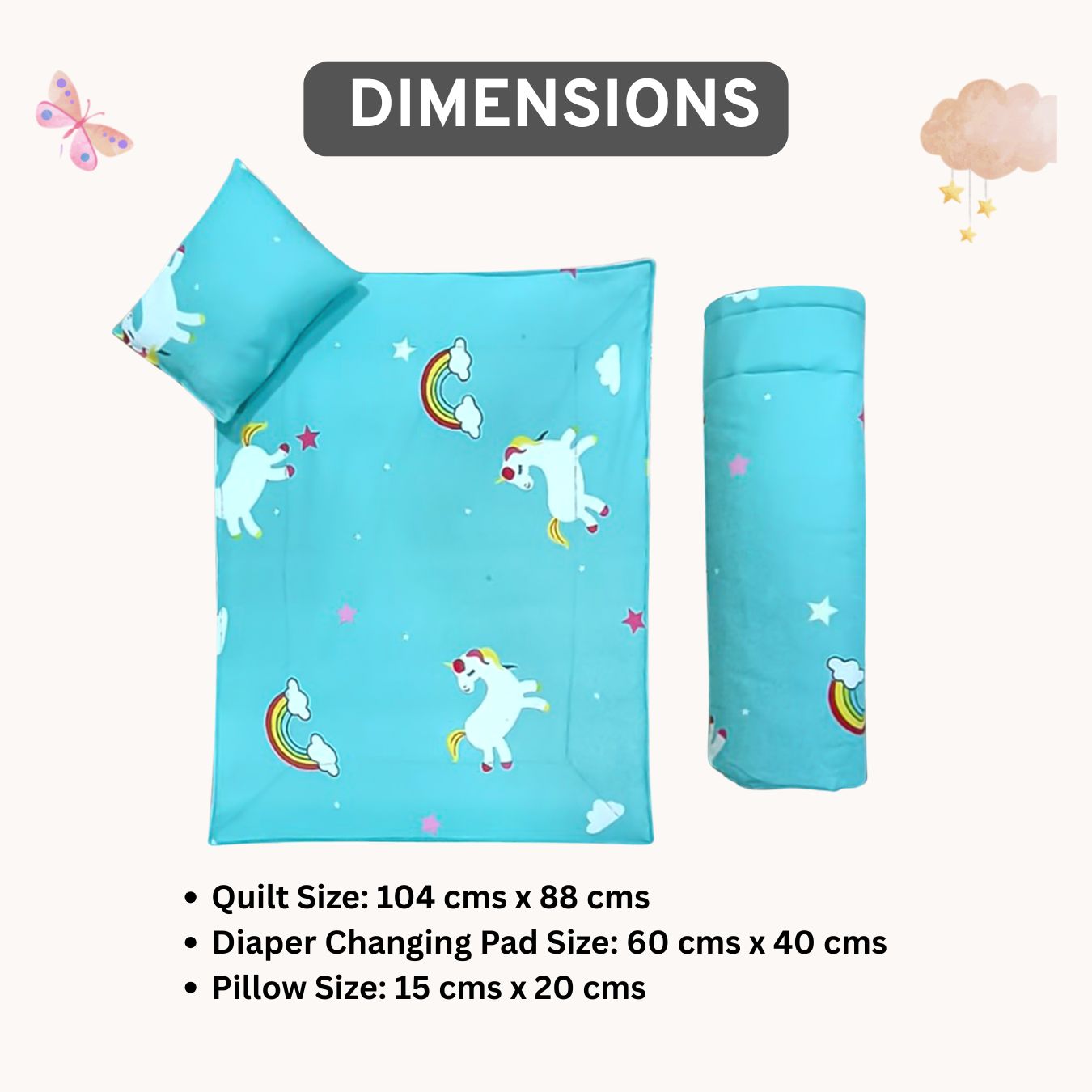 Unicorn Baby Bedding Set