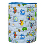 a close up of a refrigerator with magnets