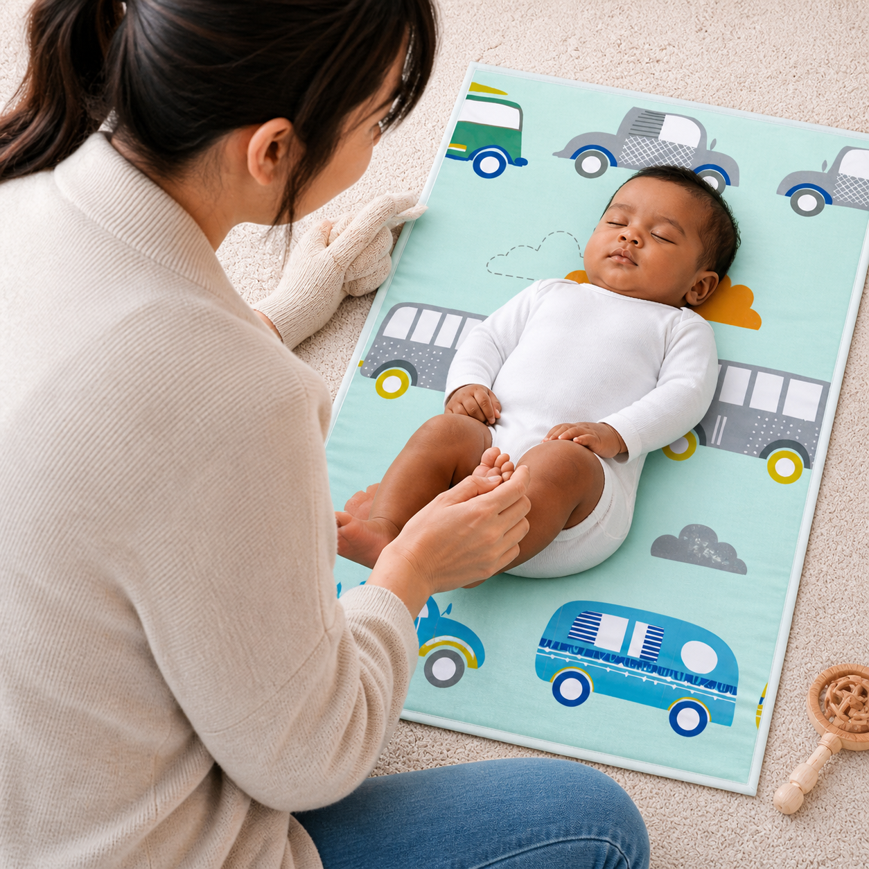 Waterproof Baby Changing Mat - Diaper Changing Sheets 60x45 cm