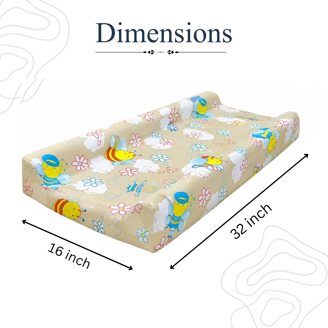 Baby Diaper Changing and Massage Pad with Safety Belt (MultiDino)
