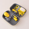 Zikku Complete Baby Grooming Kit (8 Essential Tools for Safe Daily Care) yellow
