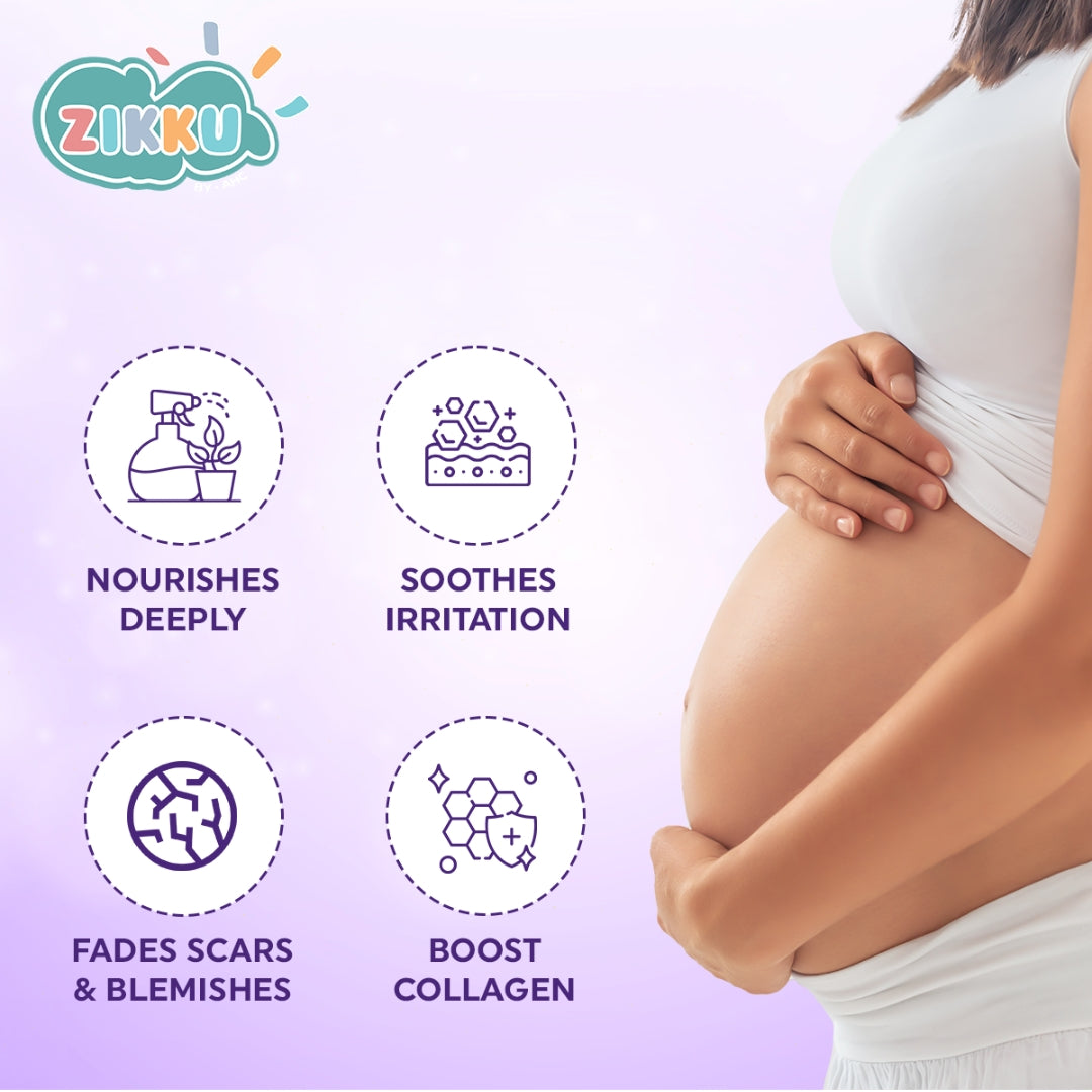 Anti-stretch Mark Oil For Post & Pre Pregnancy Care (100ml)