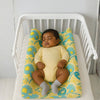Diaper Changing and Massage Bed/Pad with Cover and Safety Belt for Newborn (New Print)