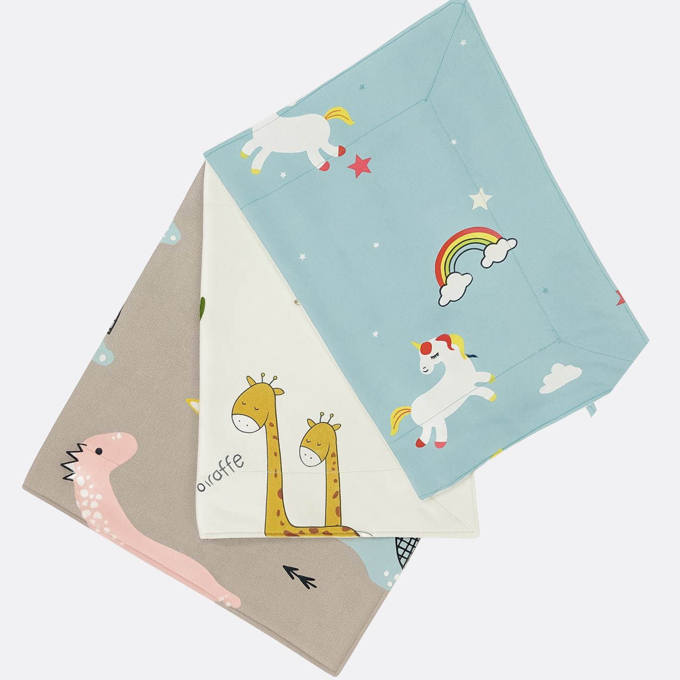 Zikku Diaper Changing & Massage Bed Protector Set of 3