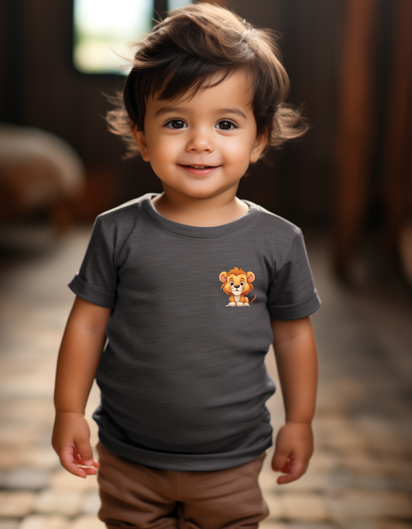 Kids Summer T-Shirt 100% Cotton Cute Print (1-2 Years)
