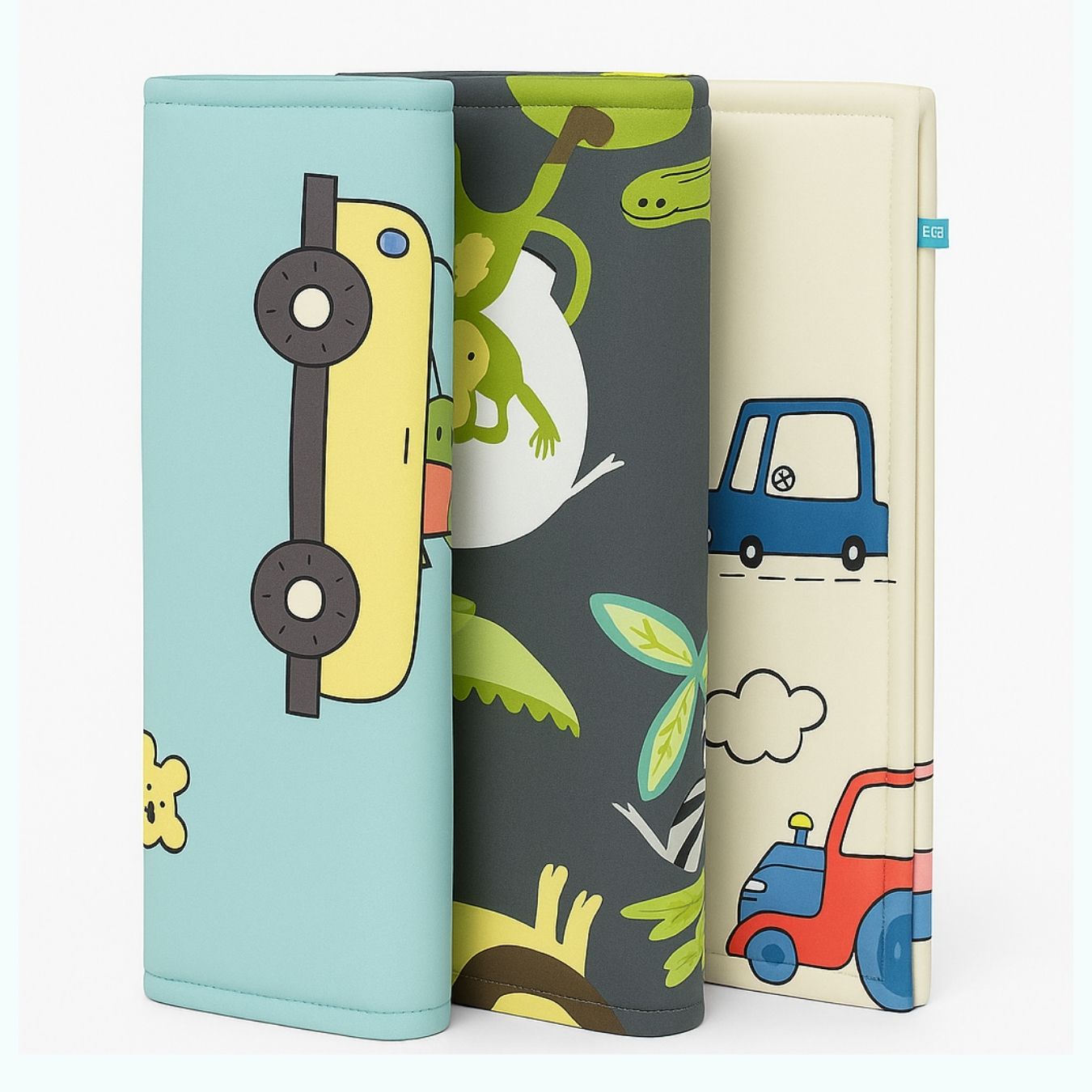 Zikku Diaper Changing & Massage Bed Protector Set of 3 (City Print)