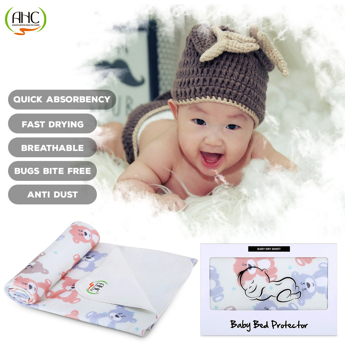 Dry sheet for top new born baby