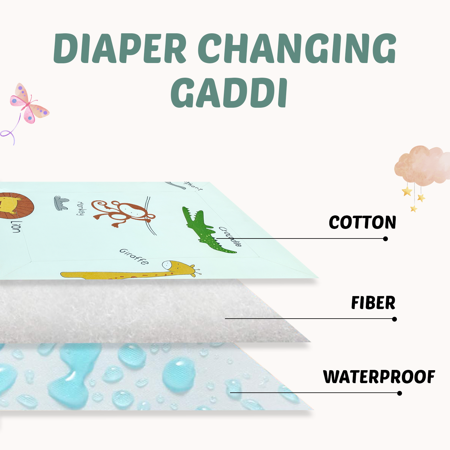 Animal Safari Baby Bedding Set