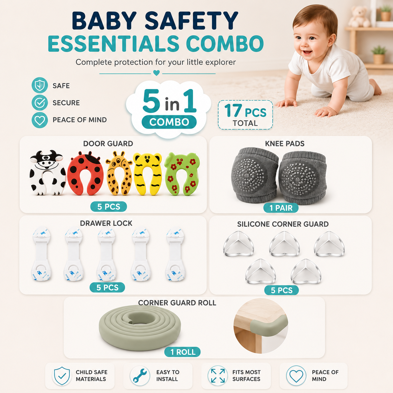 Home Safety Kit — Baby-Proof Your Home Before Baby Starts Moving