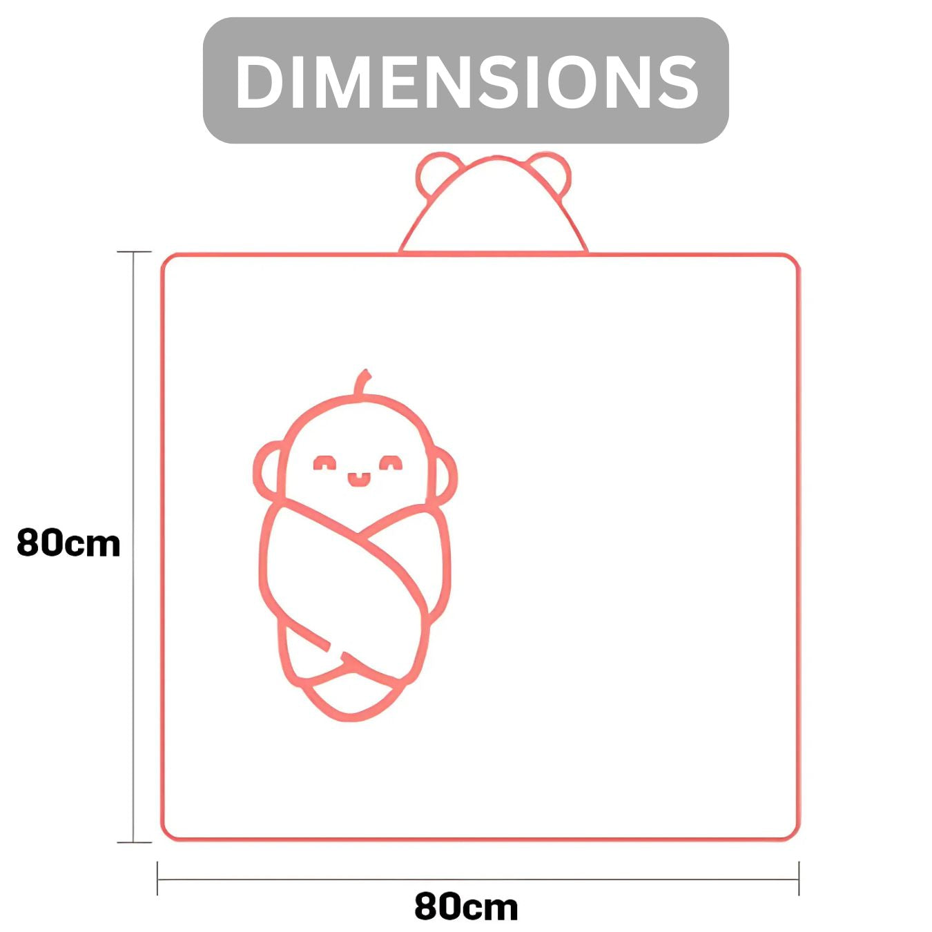 Zikku Ultra Soft & Highly Absorbent Towel for Infants & Toddlers