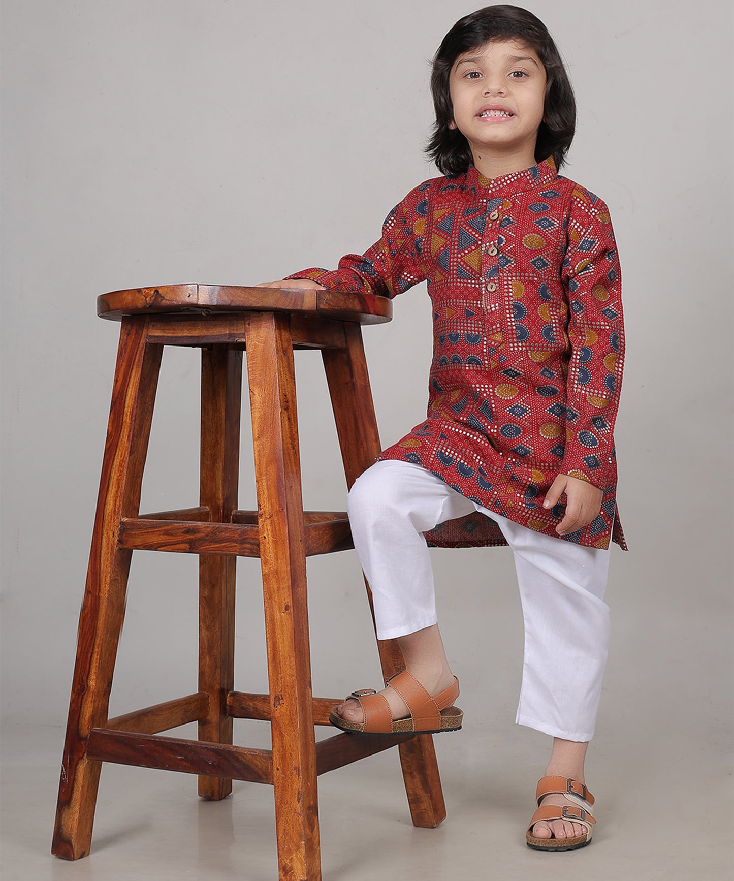 Rangoli Charm Kurta Set (Unisex)
