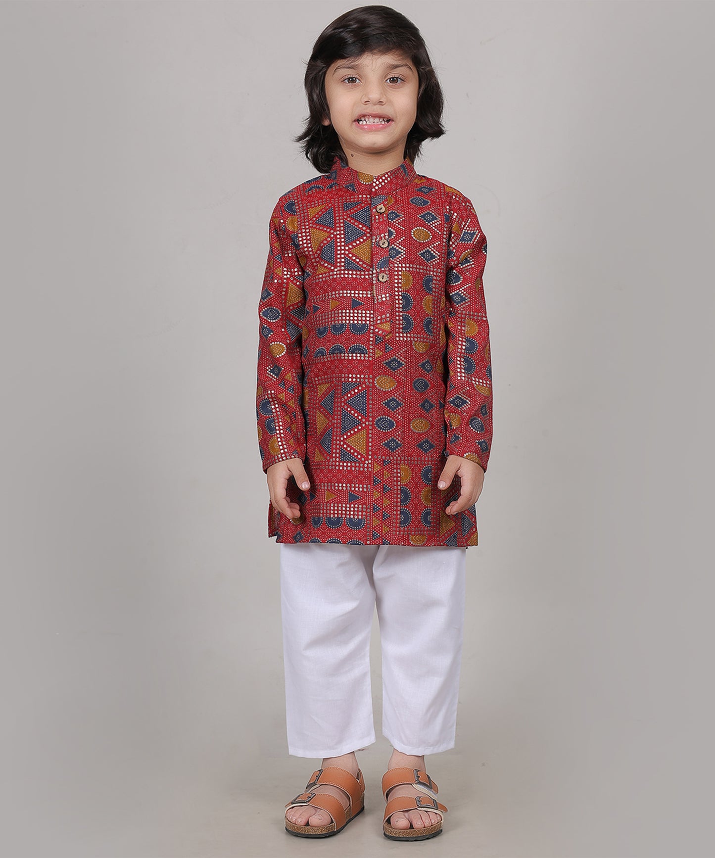 Rangoli Charm Kurta Set (Unisex)