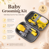 Complete Baby Grooming Kit (8 Essential Tools for Safe Daily Care)