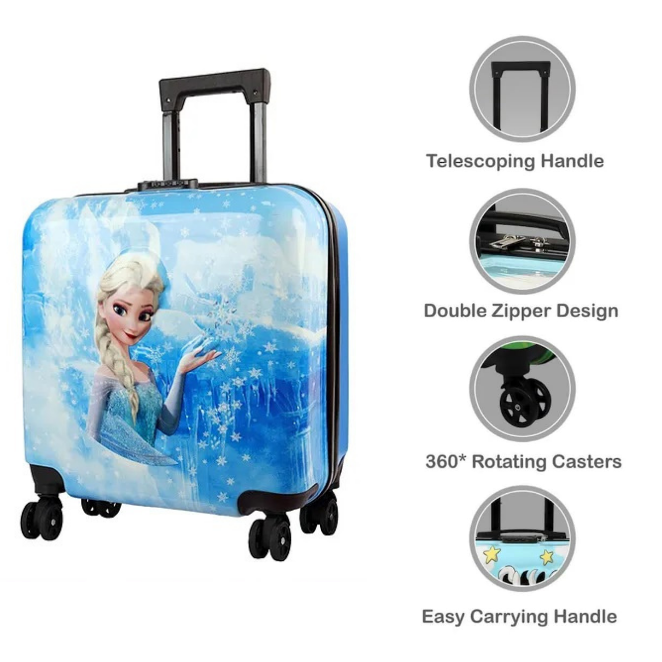 Snow Princess Cabin Trolley Bag/Suitcase