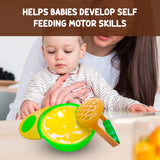 Zikku Baby Feeding Bowl with Mesher Yellow