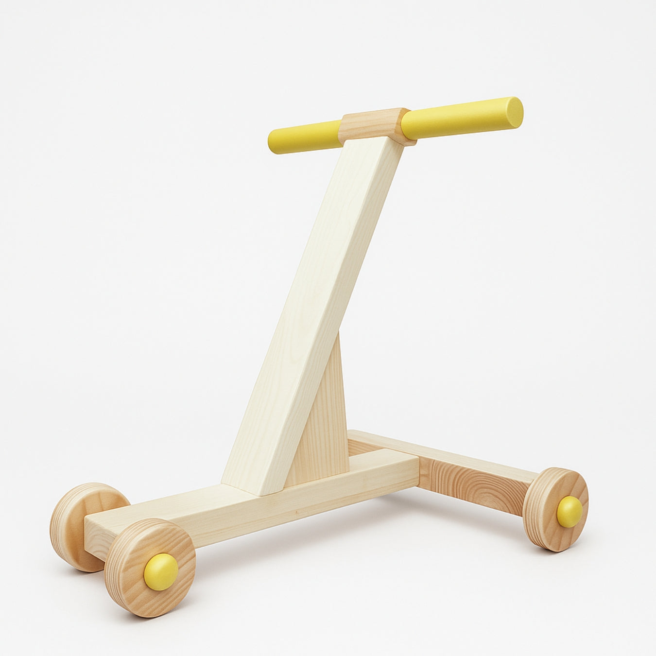 Traditional Handmade Wooden Baby Push Walker (6-24M)