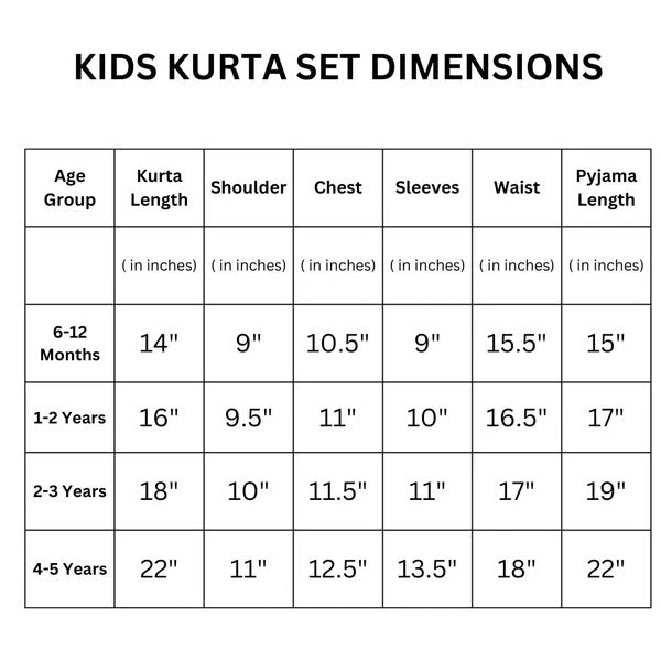 Rangoli Charm Kurta Set (Unisex)