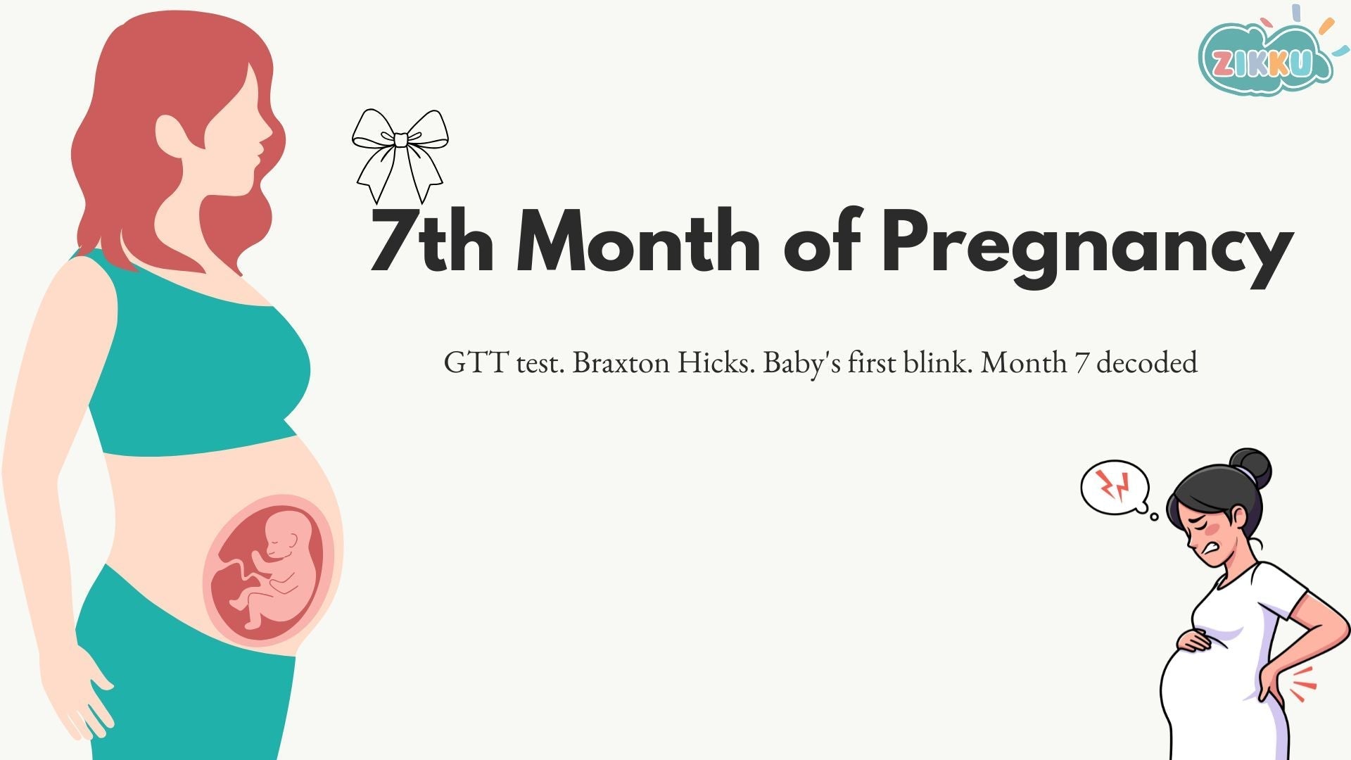 7th Month of Pregnancy (Weeks 25–28): Third Trimester Begins — Baby Opens Eyes, Brain Development, Glucose Test & How to Manage Breathlessness, Braxton Hicks & Sleep Issues