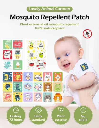 100% Natural Mosquito Repellent Patch (Pack Of 10)