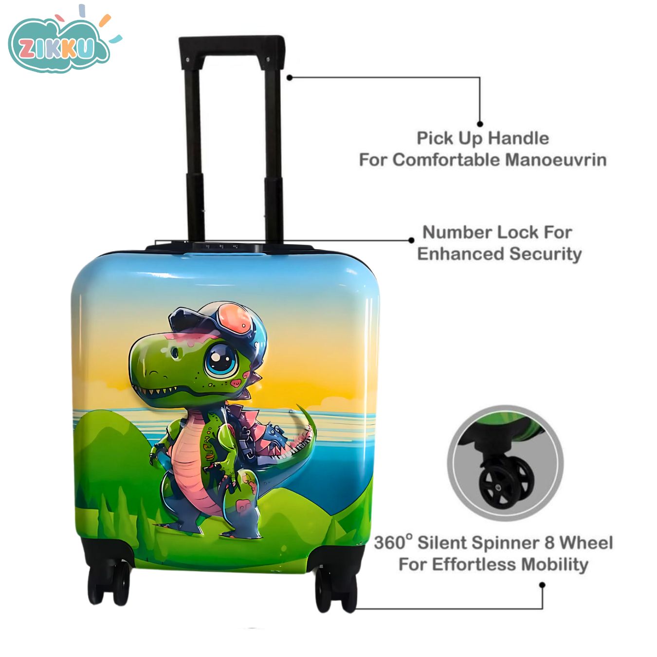 Jurassic Traveler Trolley Bag