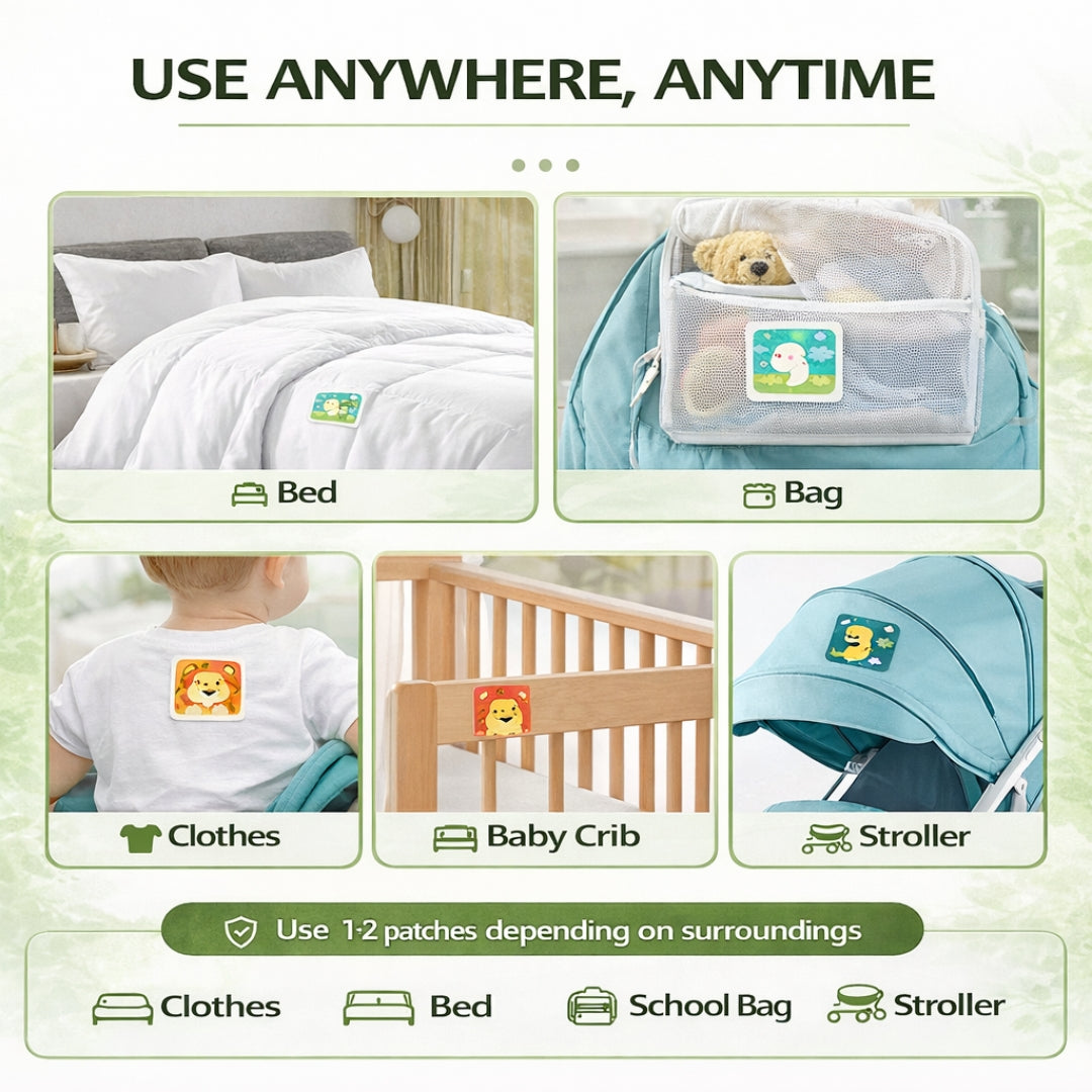 Natural Mosquito Repellent Patch for Baby, Kids & Adults