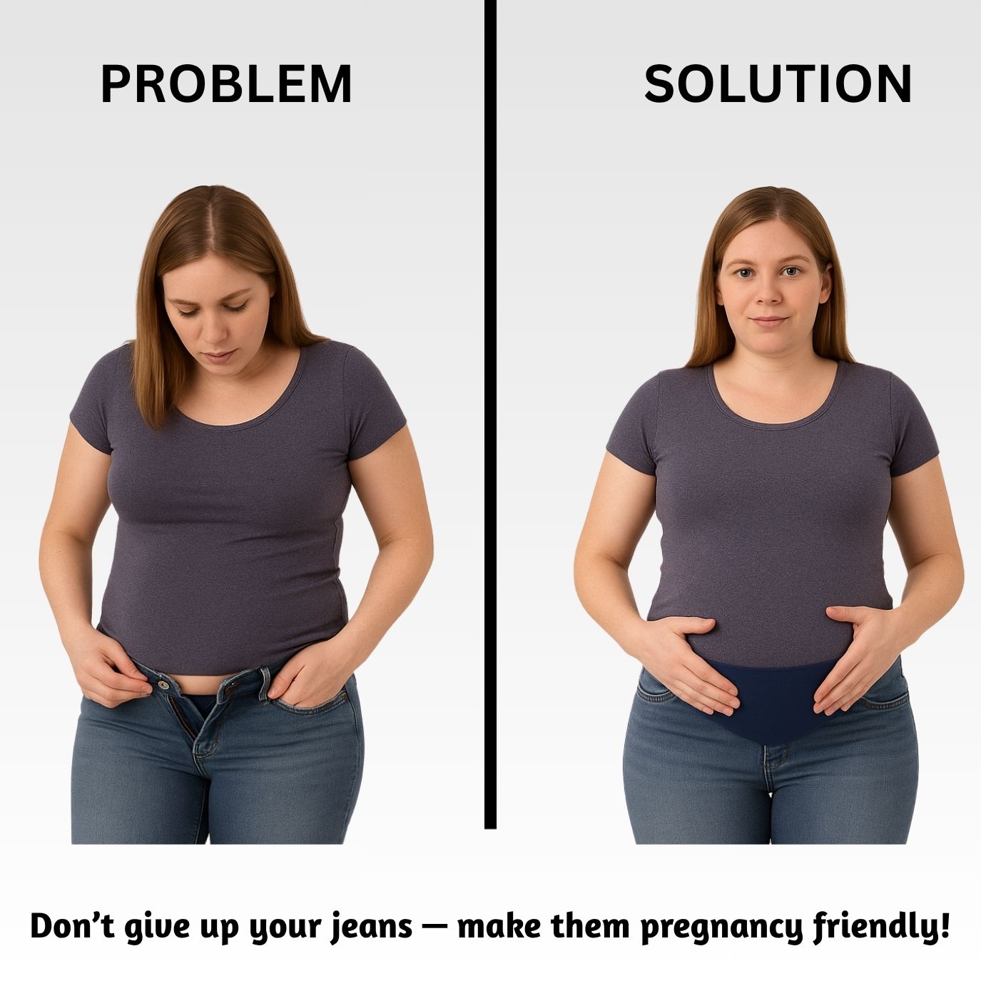 Maternity Belly Waistband Belt Extender for Pregnant Women