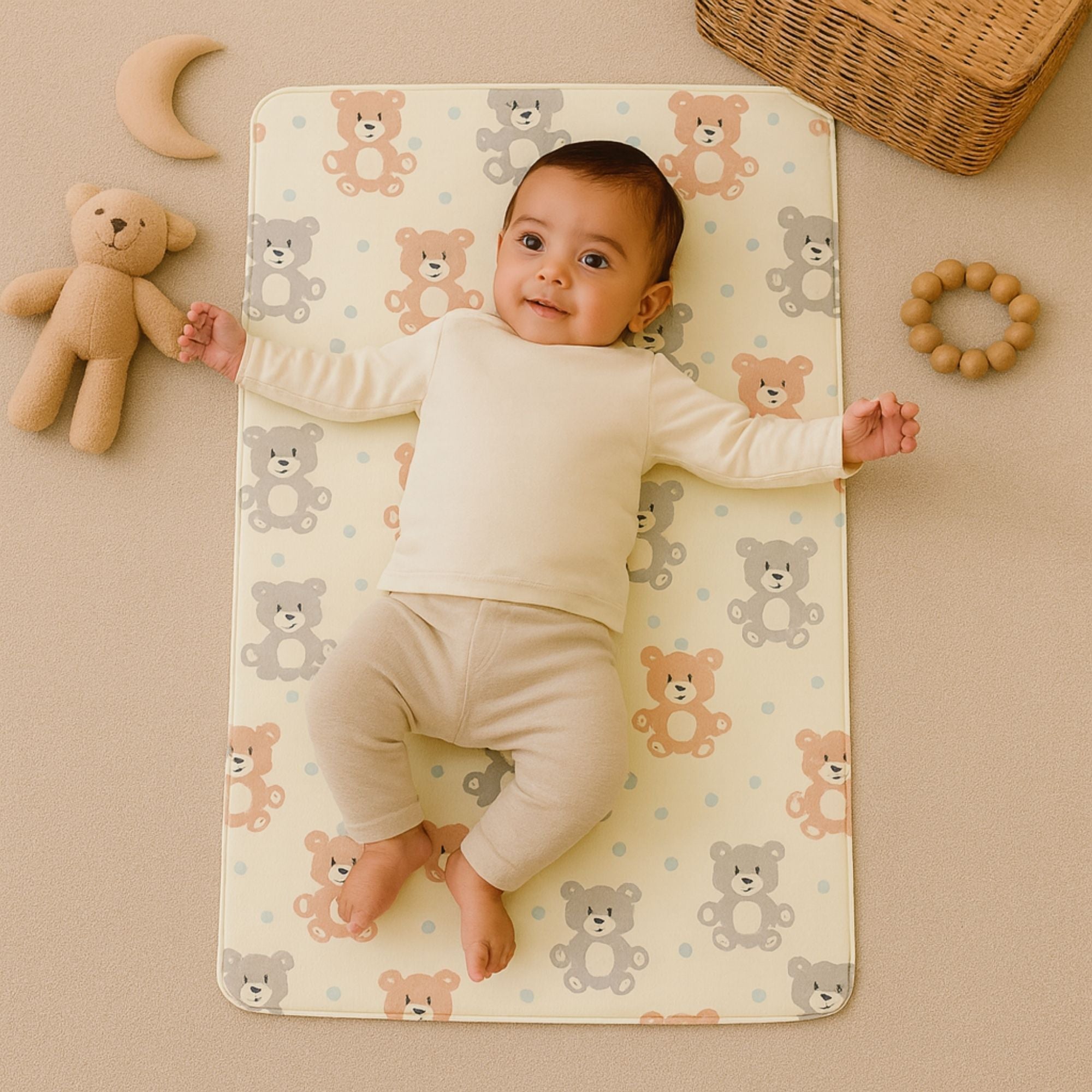 Printed Dry Sheets for Baby - Pack of 6 - Value Pack