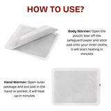 Self Heating Hand & Body Warmer Patch Combo for Winter Warmth