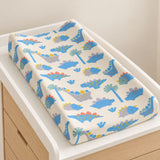 Baby Diaper Changing and Massage Pad with Safety Belt (MultiDino)