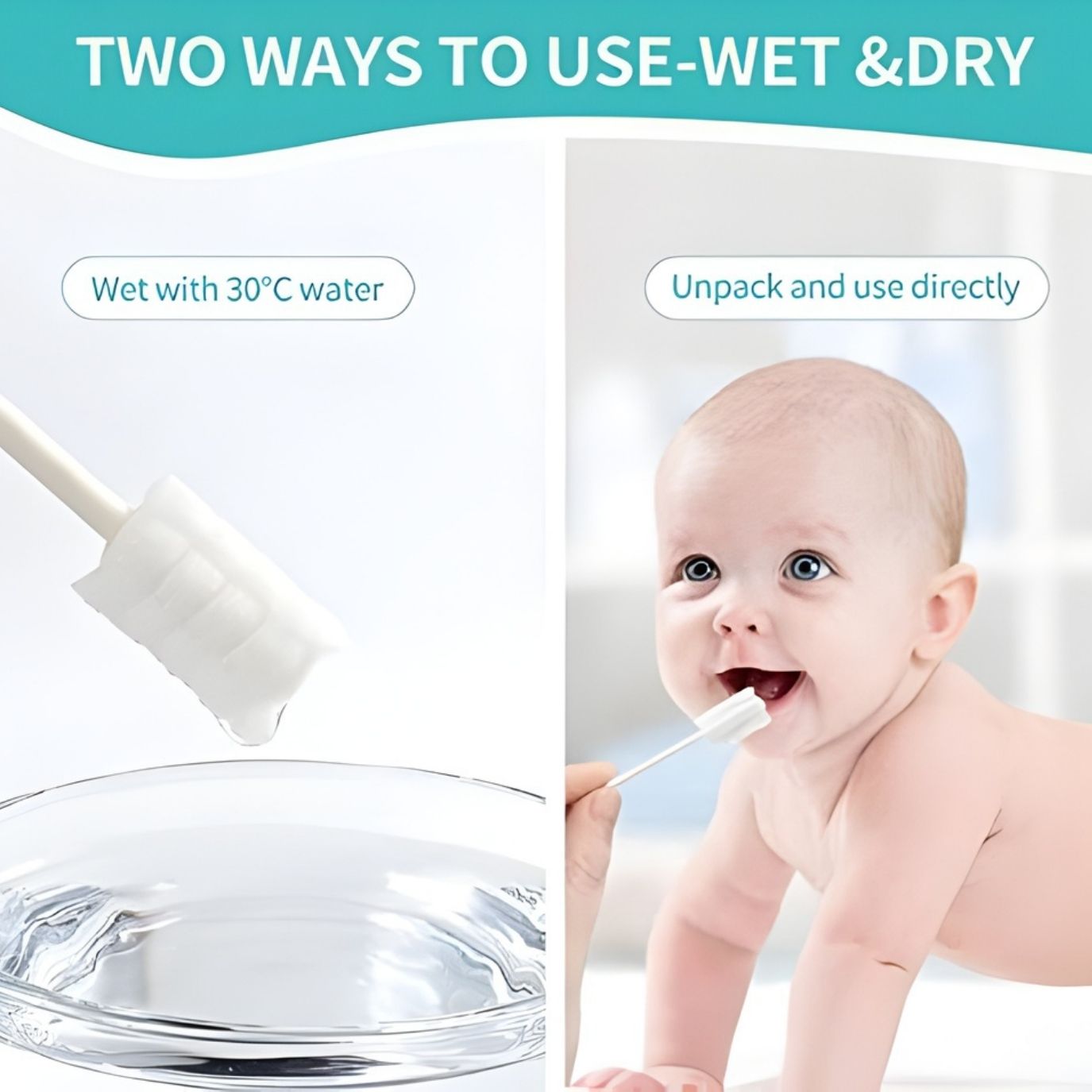 Infant Tongue Cleaner (Pack of 15 Pcs)